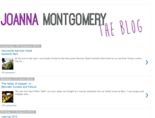 Tablet Screenshot of blog.joannamontgomery.com